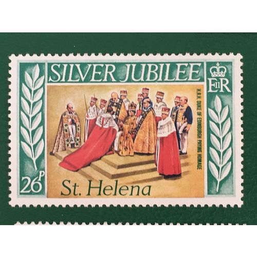 St Helena 1977 Silver Jubilee 26p Duke Edinburgh Unmounted Mint NHM SG 335 stamp
