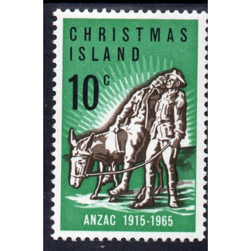 CHRISTMAS ISLAND 1965 Sg21 10c FRESH MINT NEVER HINGED (G242)