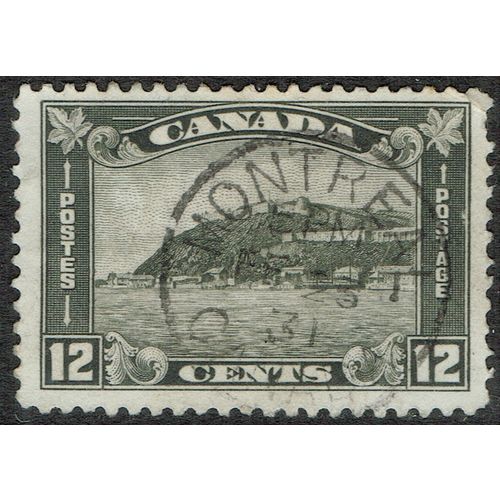 Canada 1930 12c Grey BIack SG300 FU