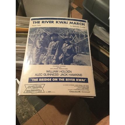 Bridge On River Kwai..River Kwai March ..Sheet Music vg ++