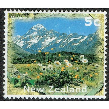 New Zealand 1995 Scenery 5c Multicoloured SG1925 GU