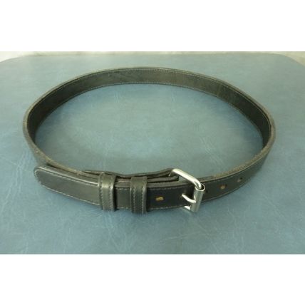 Bull Hide Belts Dbl Thick 46 top grain leather, 1 1/2" Handcrafted USA Defense