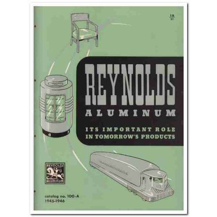 Reynolds Metals Company 1945 vintage catalog aluminum alloys