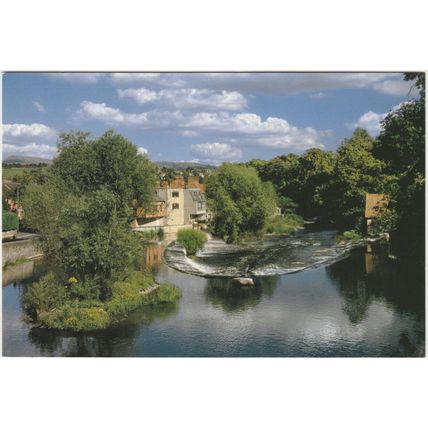Postcard The Horseshoe Weir, Ludlow, Shropshire. Unposted