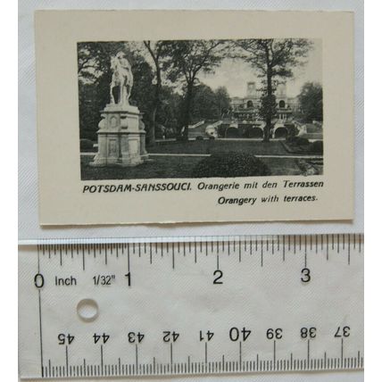 Vintage photo of Potsdam-Sanssouci, Orangery with terraces