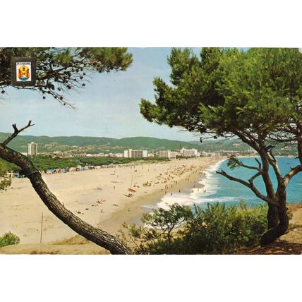 Postcard Playa de Aro, Costa Brava, Catalonia, Spain