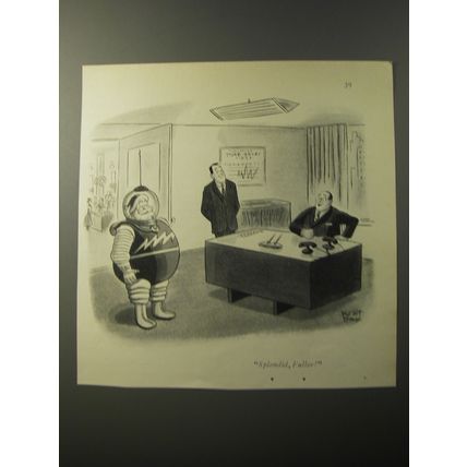 1953 Cartoon by Robert Day - Splendid, Fuller!