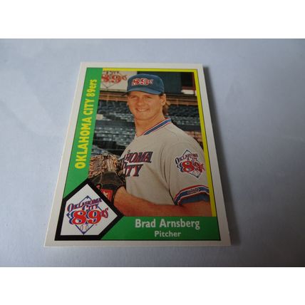 1990 CMC Card # 157 Brad Arnsberg Very Good-Excellent (4) Oklahoma City 89ers
