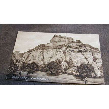 Early Frith Postcard - Nottingham Castle Rock - 69432