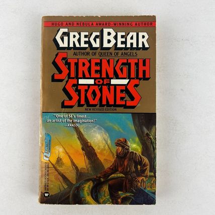 Strength of Stones by Greg Bear 1st Edition Paperback 1991