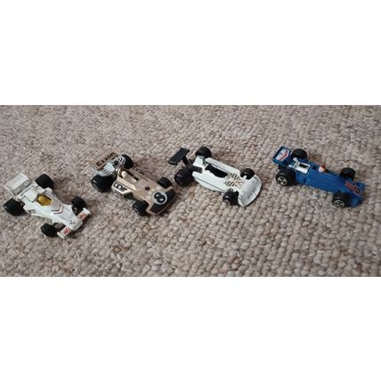 joblot collection of four formula one toy racing cars