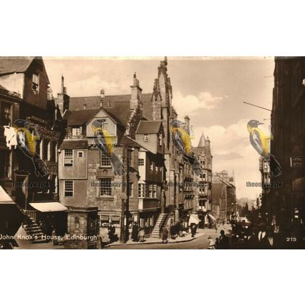 John Knox's House, Edinburgh, 215 RP Postcard