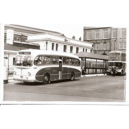 Black & White Photograph of Ribble Motor Services Ltd. - GCK 281