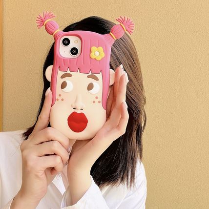 Phone Cases Ugly Pigtailed Girl Classic Cartoon Long stockings