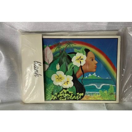 A Very Rare Vintage Ink Drop Productions Set Of Blank Hawaiian Greeting Cards