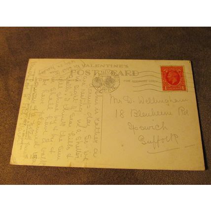1930s Postcard - Snowdonia Capel Curig Lakes & Snowdon - Artist A154