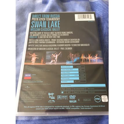 TCHAIKOVSKY SWAN LAKE Moscow Classical Ballet (2006 ALL Region NTSC DVD)