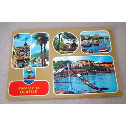 POZDRAV IZ OPATIJE - CROATIA - POSTCARD