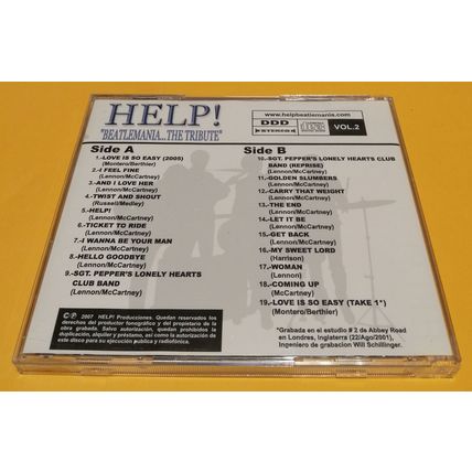 CD Album - Grupo Help! - Love Is Easy (Beatlemania ... The Tribute)