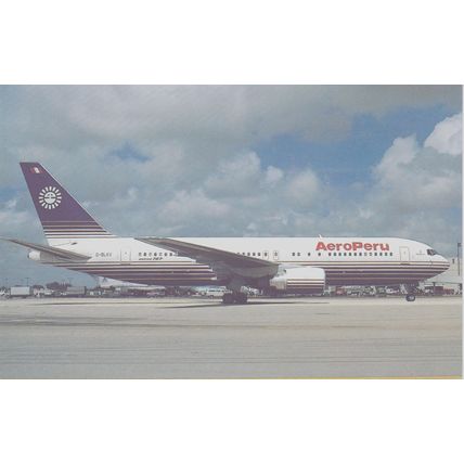 Aero Peru Boeing 767 204 Civil Aircraft (QA128)