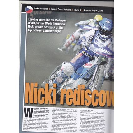 Speedway Star : May 19, 2012. Lee Richardson tribute. Stoke Potters photo
