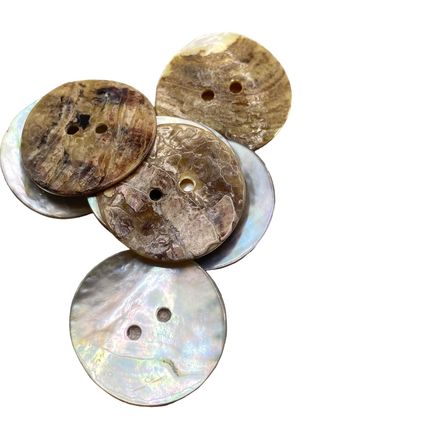 20mm Natural Mother of Pearl Shell Buttons 2 hole Sewing Knitting Crafts Arts