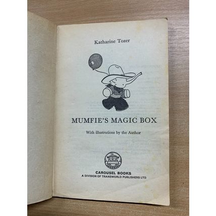 1977 KATHARINE TOZER "MUMFIE'S MAGIC BOX" FICTION VINTAGE PAPERBACK BOOK (P2)