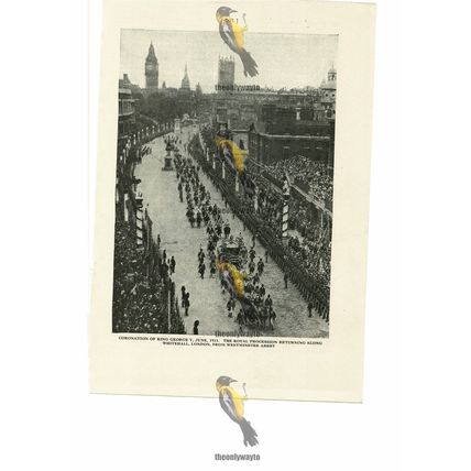 Coronation Of King George V, 1911, Book Illustration (Print), 1935