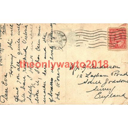 Selkirks Glacier, Canadian Rockies, Canada, Poor Postcard 1911