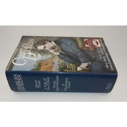 Charles Dickens Four Novels 1992 HC DJ Barnes Noble Edition