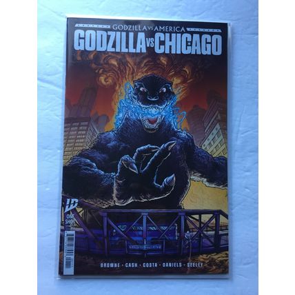 2025 IDW Comics Godzilla vs America Godzilla vs Chicago One Shots #1
