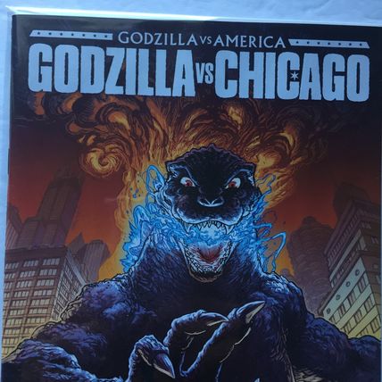 2025 IDW Comics Godzilla vs America Godzilla vs Chicago One Shots #1