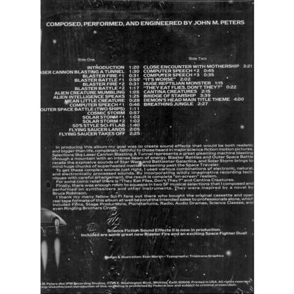 1978’s SCIENCE FICTION SOUND EFFECTS OOP record album