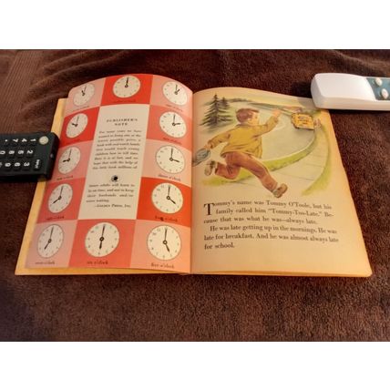Little Golden Book How To Tell Time By Jane Watson (F) Edition VG+ Shape 1957