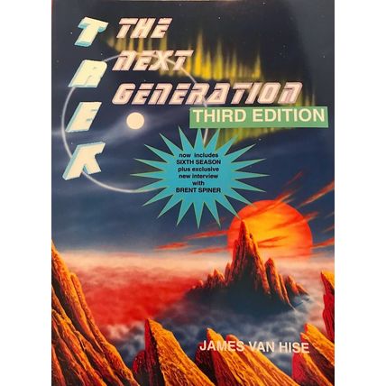 TREK: THE NEXT GENERATION THIRD EDITION 1994 guidebook by James Van Hise