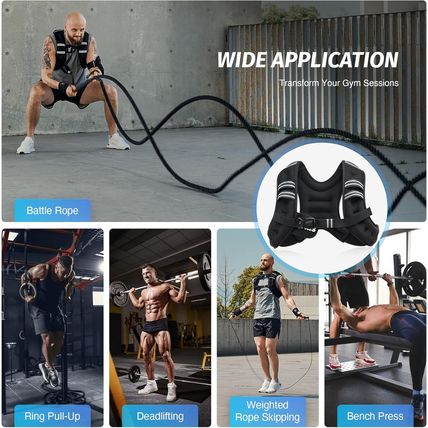 ZELUS Weighted Vest, 6Lb/8Lb/12Lb/16Lb/20Lb/25Lb/30Lb Weight Vest with Reflectiv