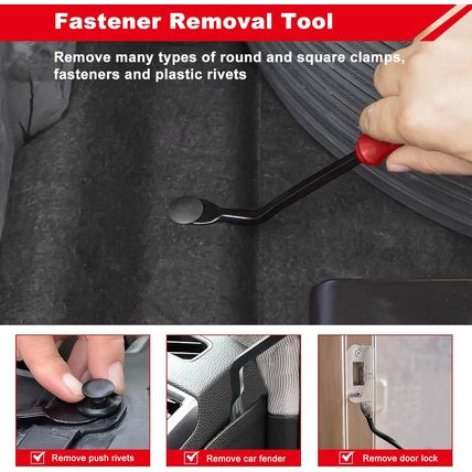 3 Pcs Clip Remover Tool, Clip Pliers Set Fastener Removal Tool , Auto Trim Remov