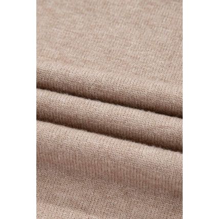 Smoke Gray Pearled Drop Shoulder Plus Size Sweater