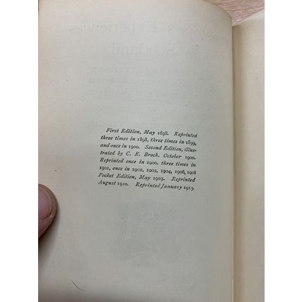 1913 "PENELOPE'S EXPERIENCES IN SCOTLAND" MEMOIRS ILLUSTRATED HARDBACK BOOK (P3)