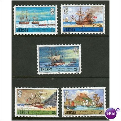 Jersey Stamps 1987 - SG 417-421 - Jersey Adventurers set MNH