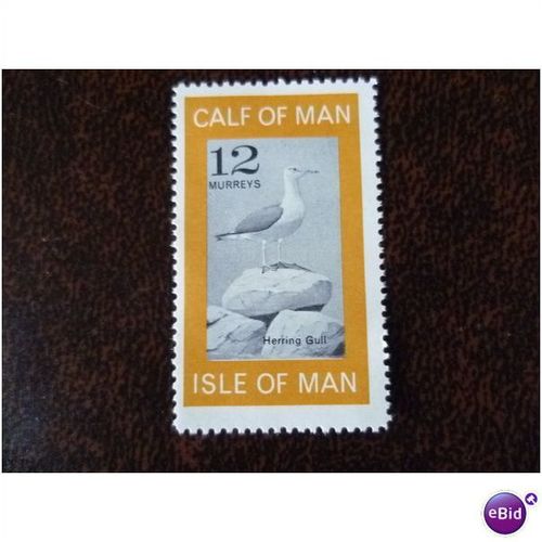 1963 Calf of Man Royal Birds mint stamp Herring Gull