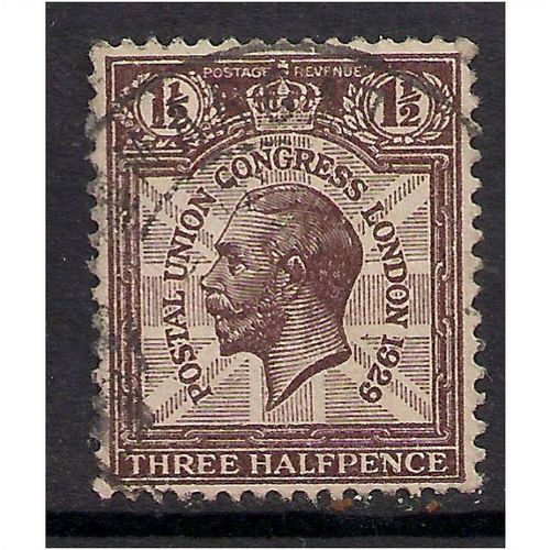 GB 1929 KGV 1 1/2d Brown 9th UPU SG 436 (G189