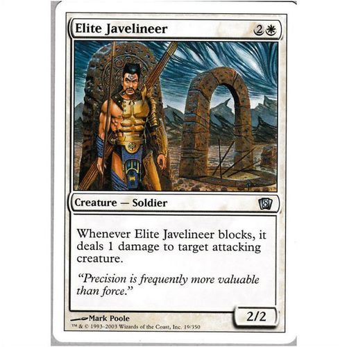 Magic the Gathering - 8th Edition - #19/350 - Elite Javelineer