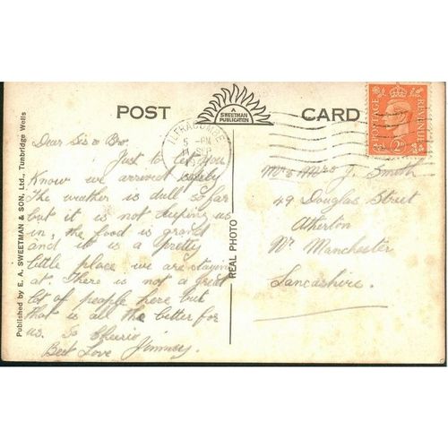 Vintage 'Sweetman & Son Ltd' PC 1947 - Combe Martin, Devon - Looking West - 9275