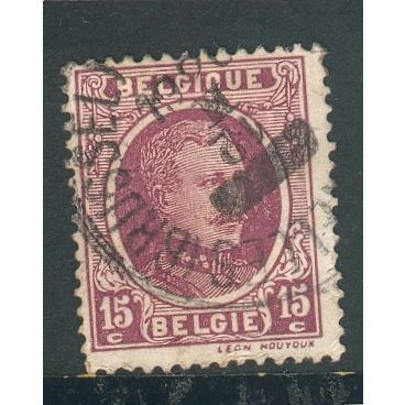 Belgium 1922 - SG99 - 15c plum - Albert 1 - used
