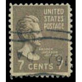 Used 812 7c Andrew Jackson Barely Clears M07816