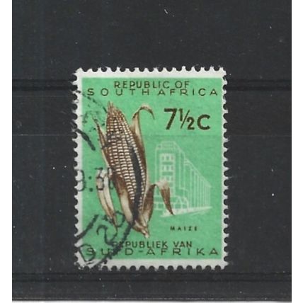 SouthAfrica.SG205 7 1/2c Maize.Variety Unchecked.Fine Used.Aug25d
