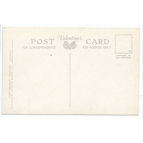 Isle of Wight Map Postcard Valentine's Art Colour A2301