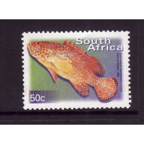 SOUTH AFRICA 2000 50c CORAL ROCKCOD SG 1210 FINE USED