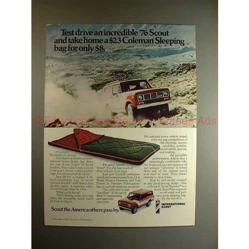 1976 International Harvester Scout Ad - Test Drive!!